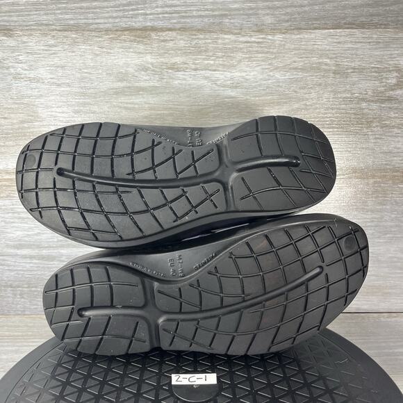 OOFOS Women’s OOcandoo Black & Pink Lavender Ombré Sandals Size 9 - Picture 8 of 8